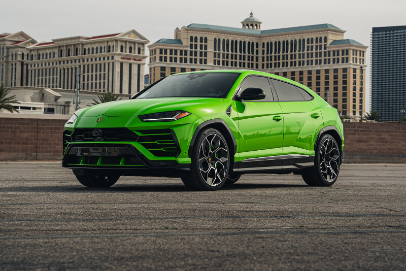 Lime Green Urus Exploring 4 Videos & 88 Images